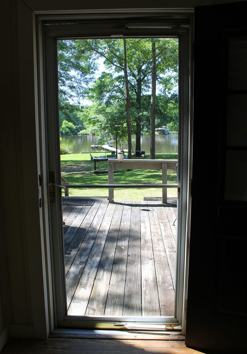 Step outside and head to the lake...