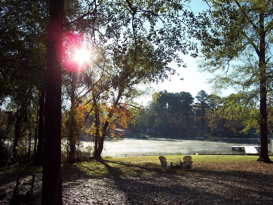 An early morning picture view on a sunny Fall day...priceless!!