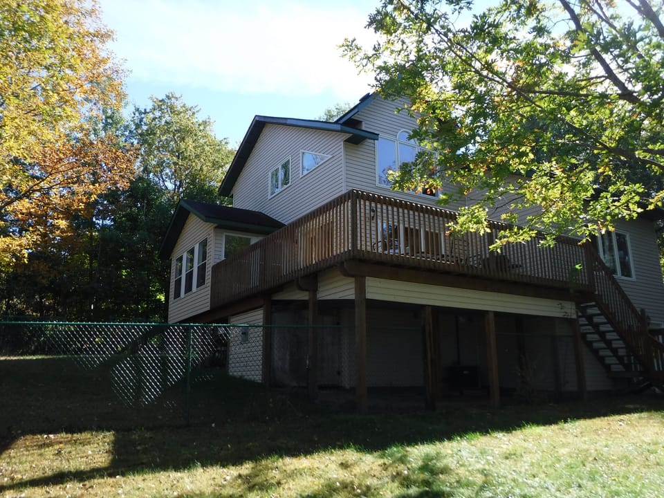 Rear of house