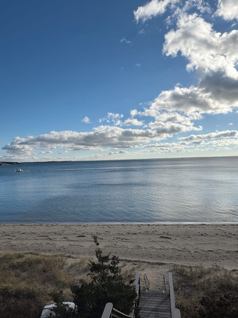 Private beach