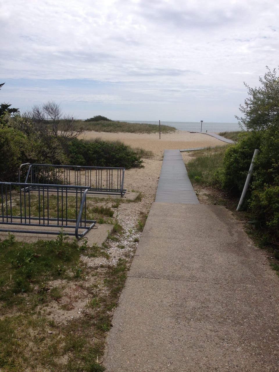 Entrance to Private Beach