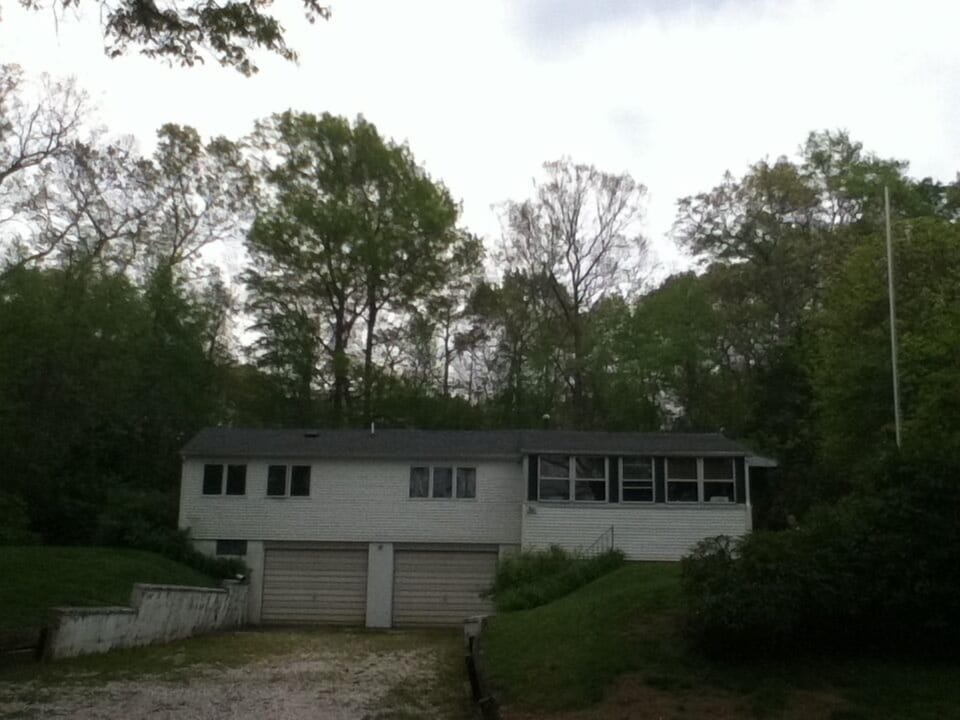 front view of the house