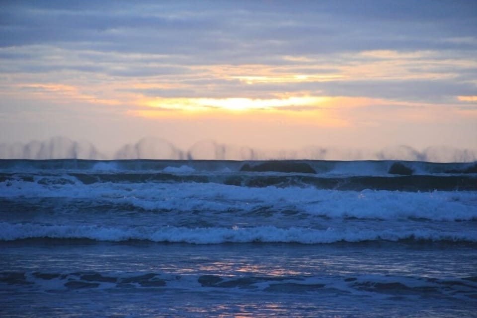 Spectacular sunsets across the road