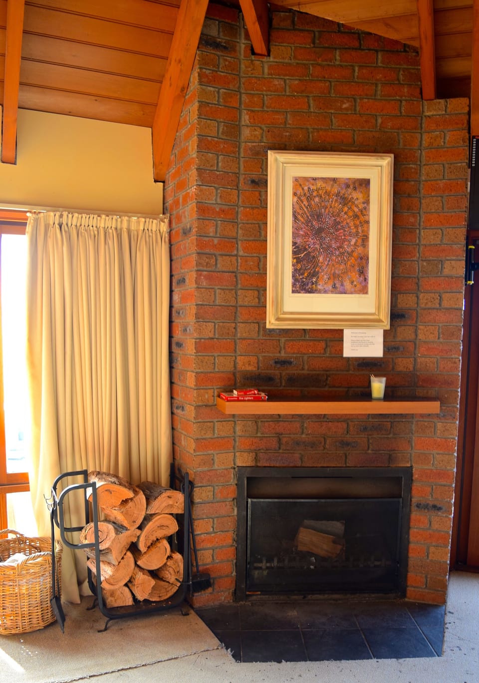 Fire place for chilly winter nights