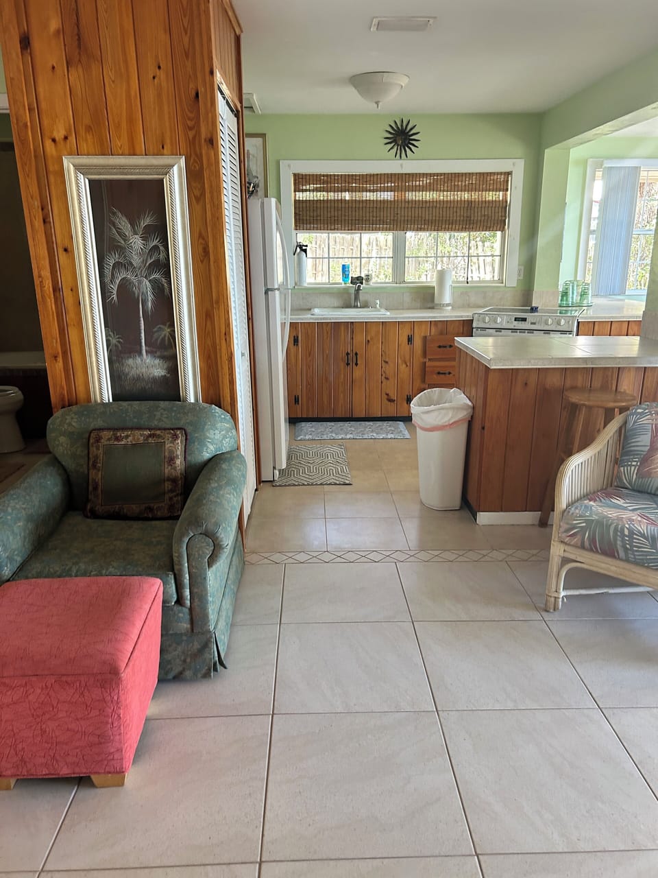 Gathering space, master suite, rear of home adjacent to screen porch