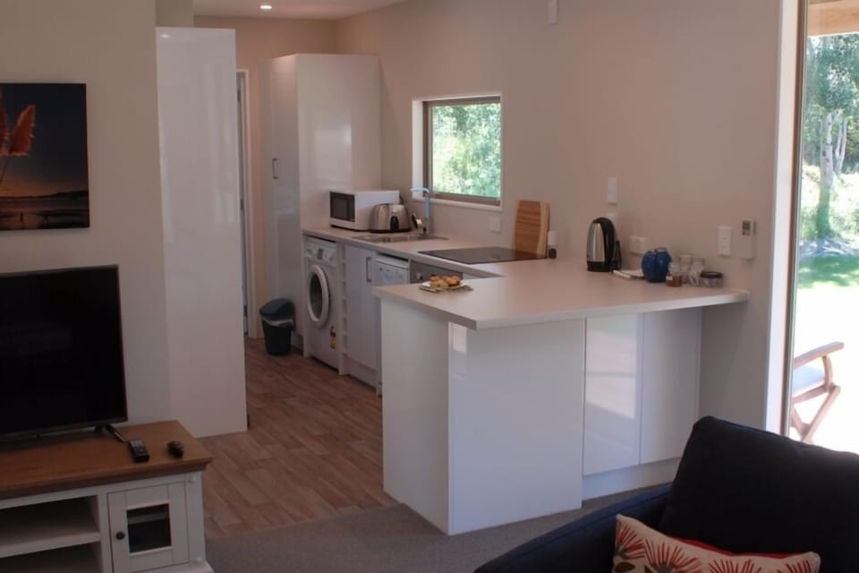 living room and kitchen