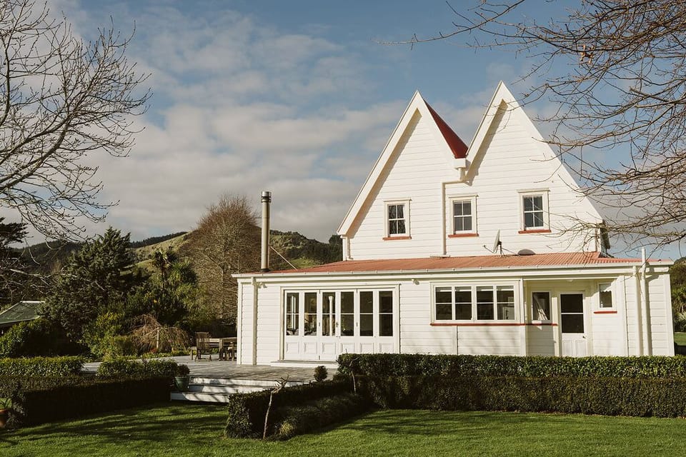 The rear of the homestead looking towards the lounge/living (on left)
