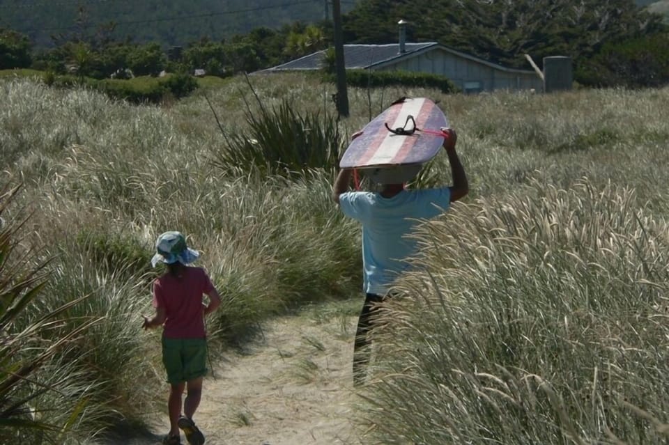 walk from beach