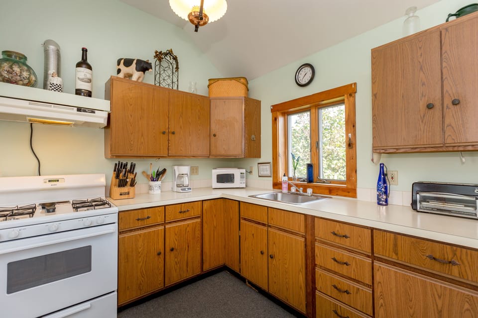 All needs are met for cooking at home
