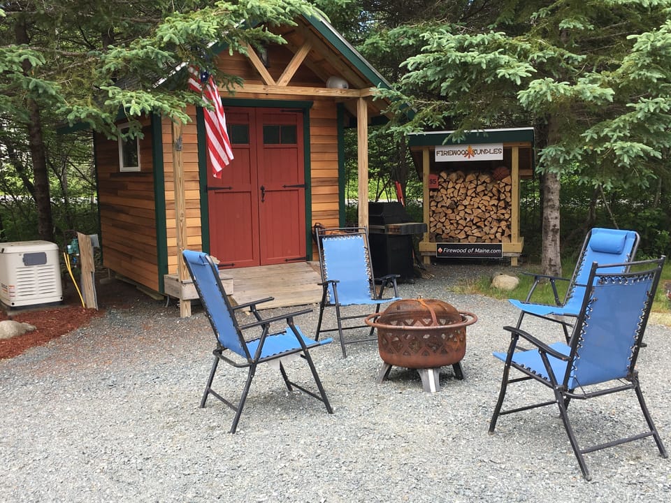Outdoor Fire Pit Area