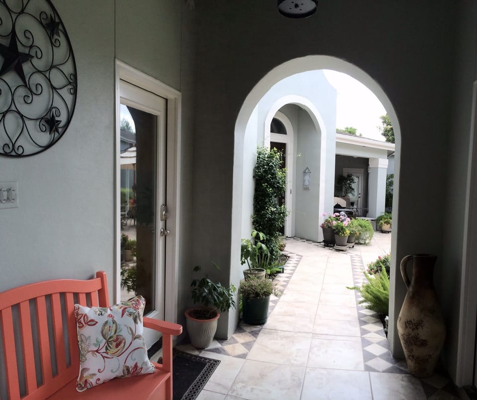 Front walk 