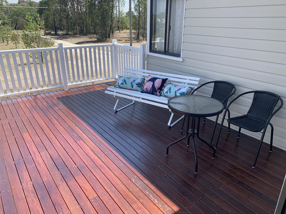 NEW!  Relax on the expansive front deck 