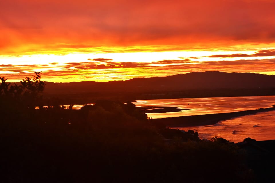 Sunset taken from deck Feb 2024