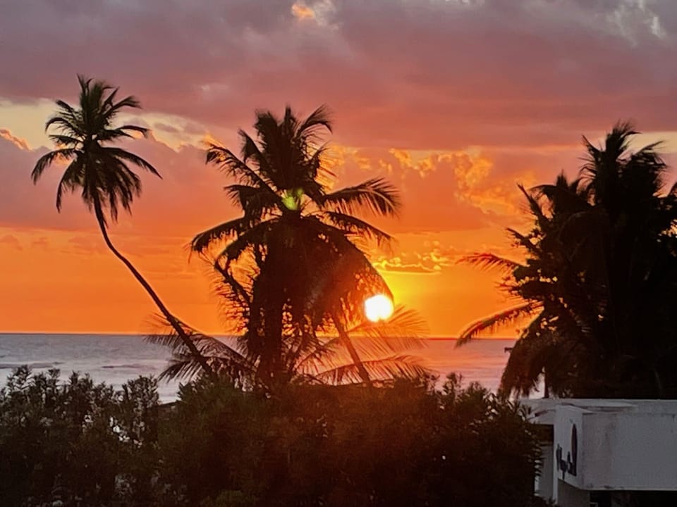 Sunset from your private balcony. 