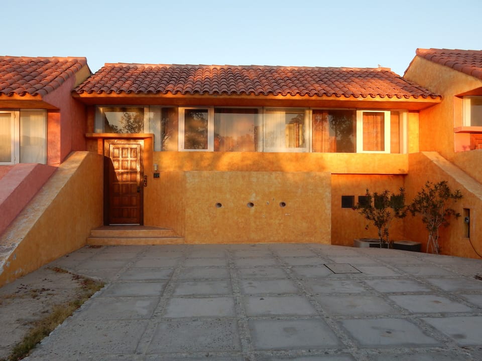 Front of Villa with lots of parking