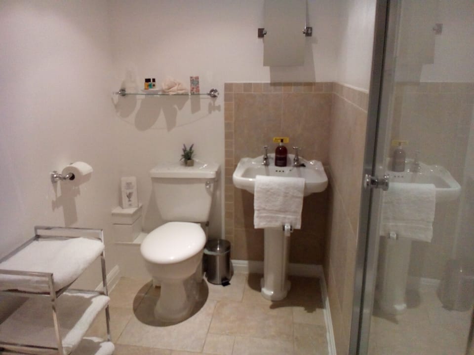Part of the large family bathroom.