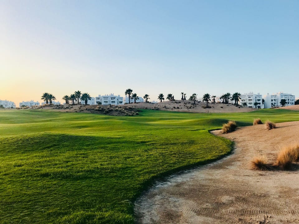 A view of the golf course