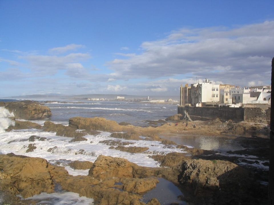 North of the town
