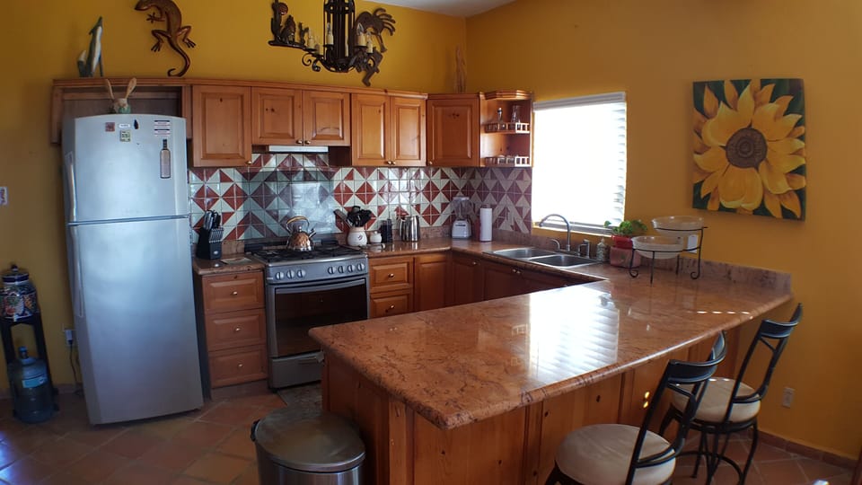 Fully equipped kitchen with everything you need for a wonderful stay