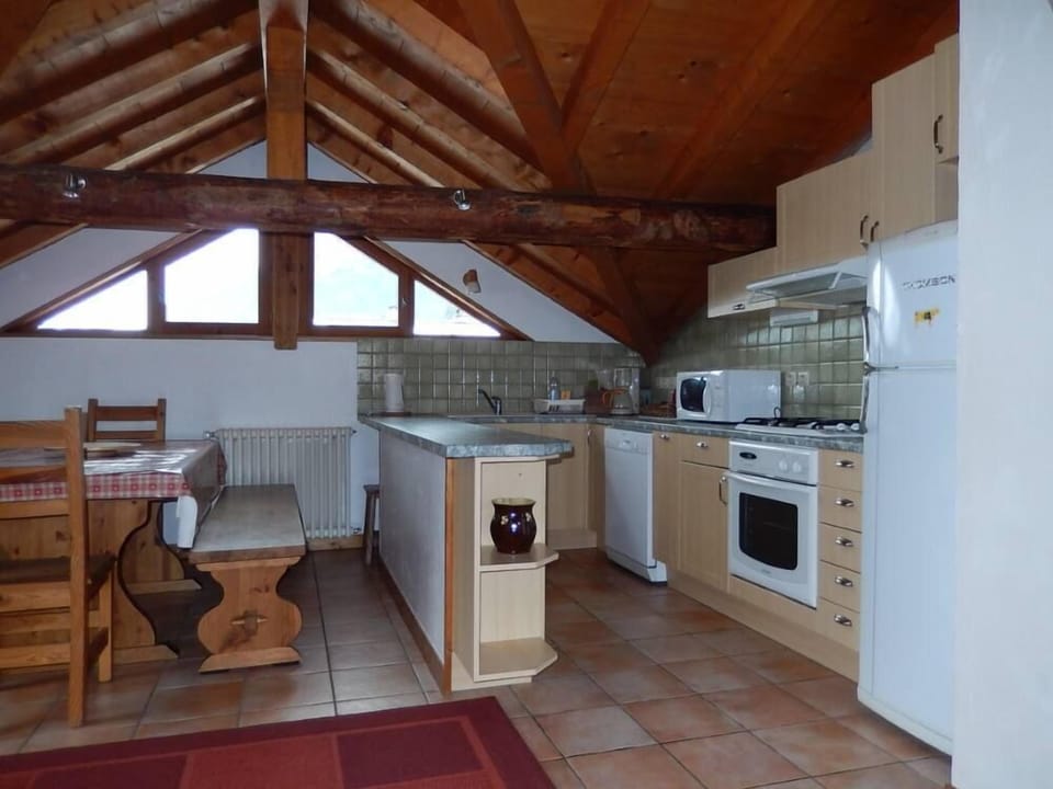 DINING AREA AND KITCHEN