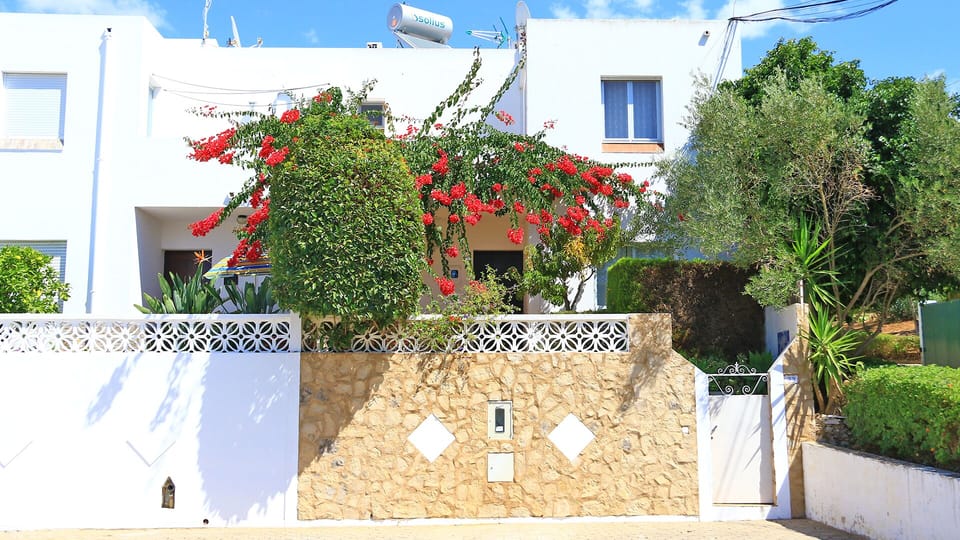 Entrance of the house with front garden