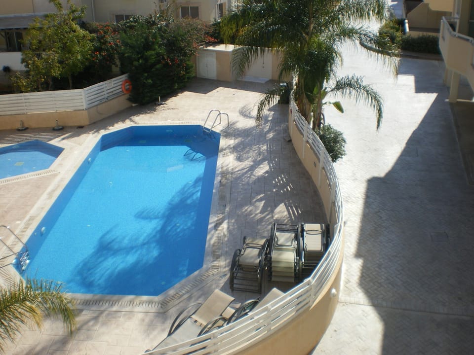 Swimming pool from balcony