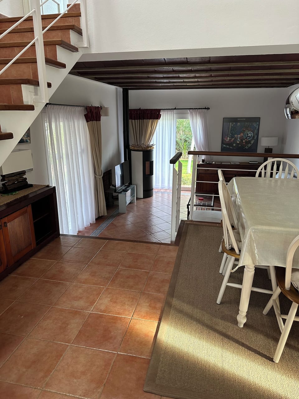 Inside Dining and Living Room