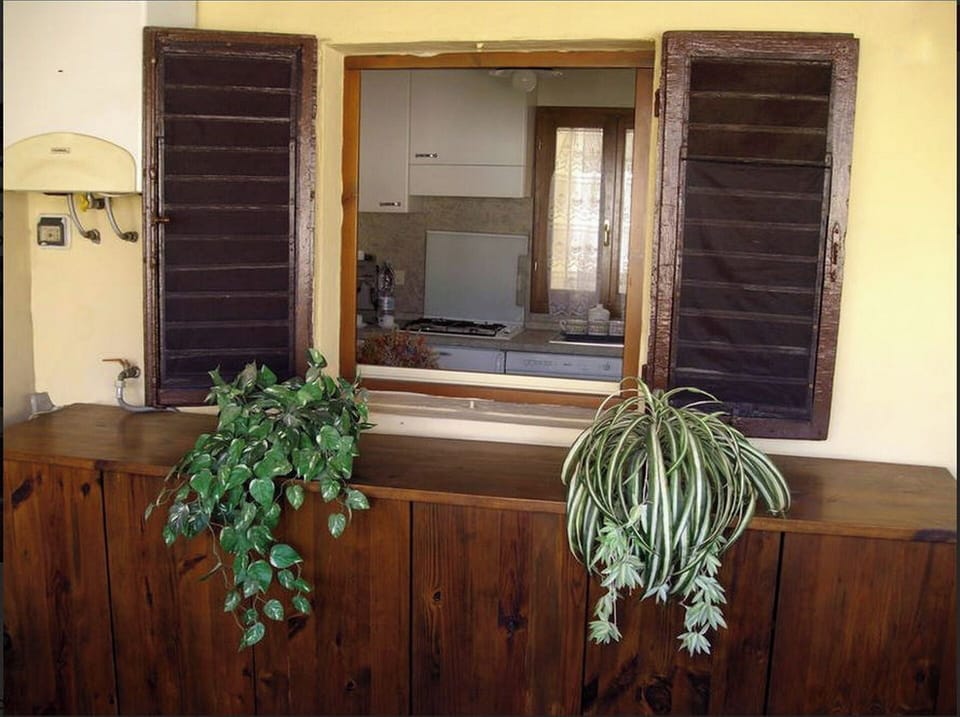 The cuisine, view from the balcony