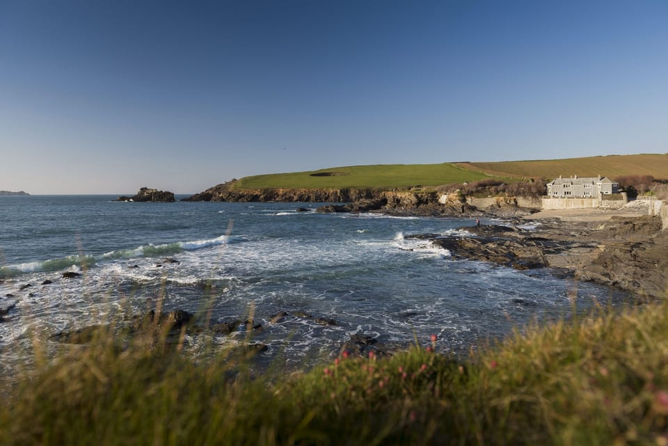 Pentonwarra viewed from the coast path to the west