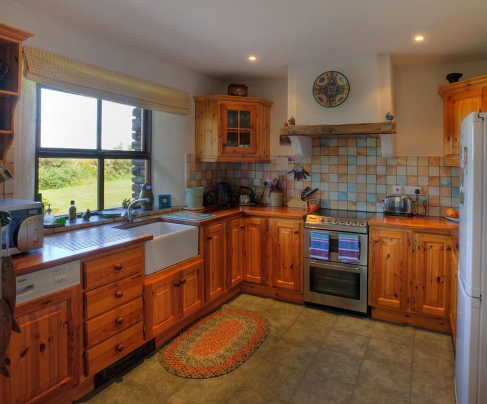 modern well equipped kitchen
