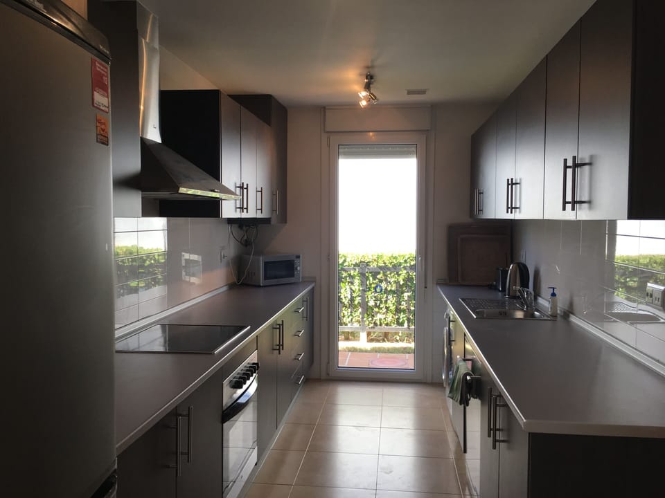 Large and modern fitted kitchen
