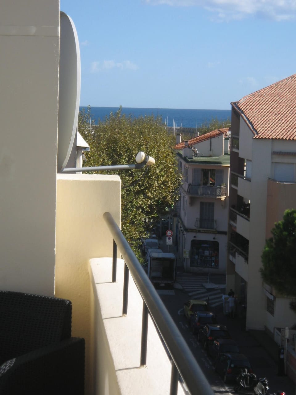 sea view from the balcony
