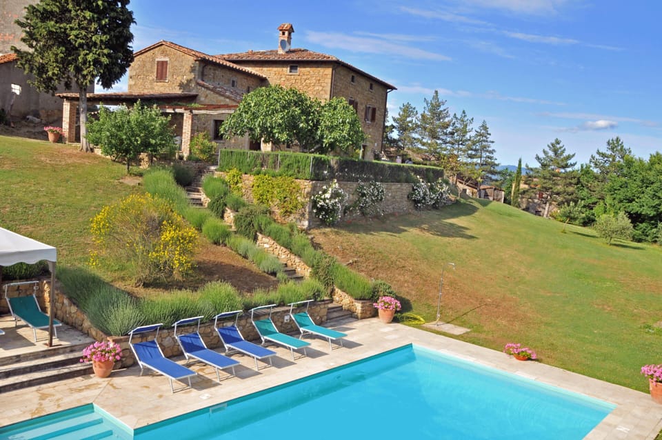 The house and pool
