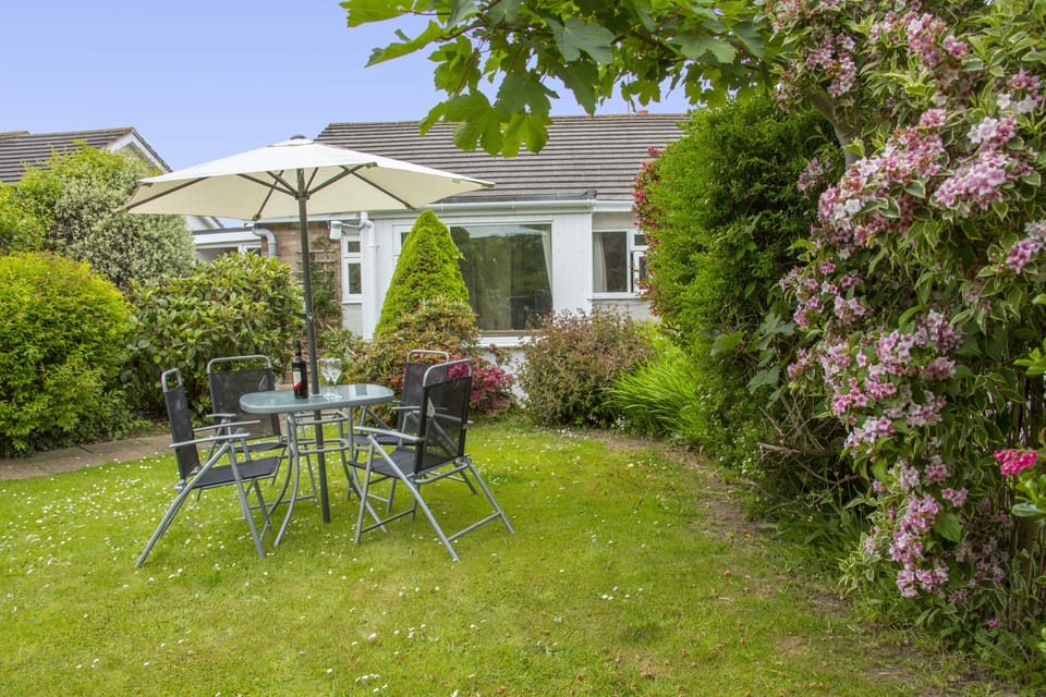 Well maintained back garden