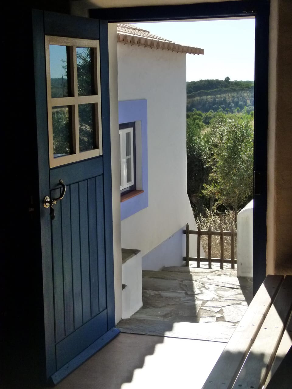 Saindo da casa