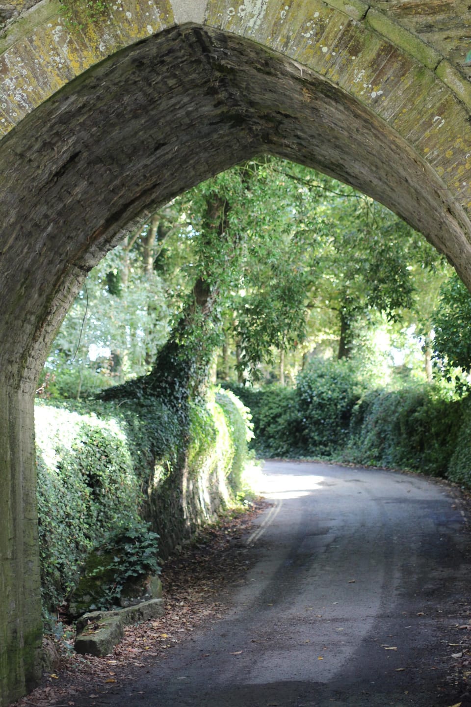 The archway at the top of High Street leading to various country and beach walks 
