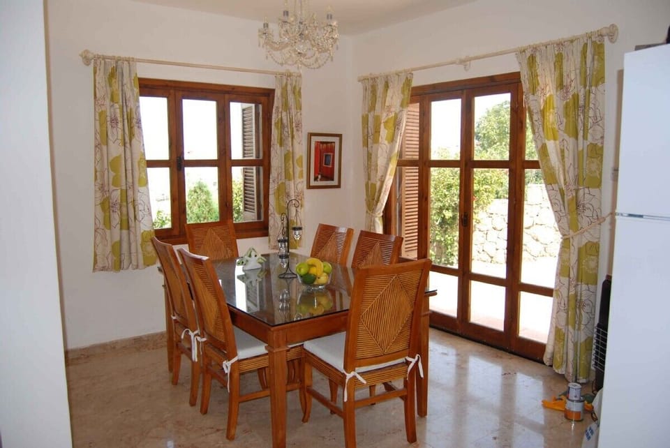 Formal dining room compliments outdoor tables