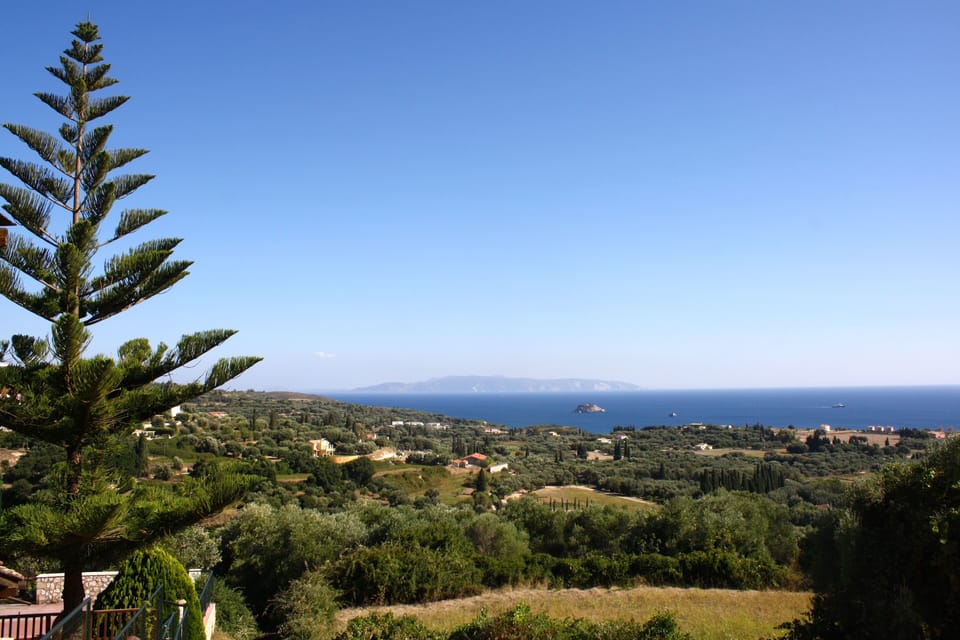 The small island of Dias from nearby village of Kourkoumelata