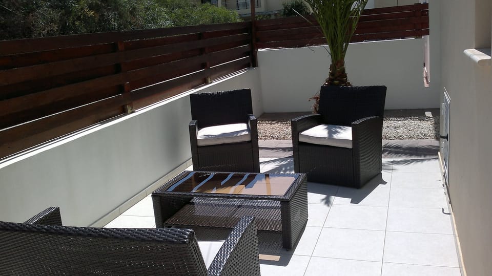 Rear Veranda area of villa