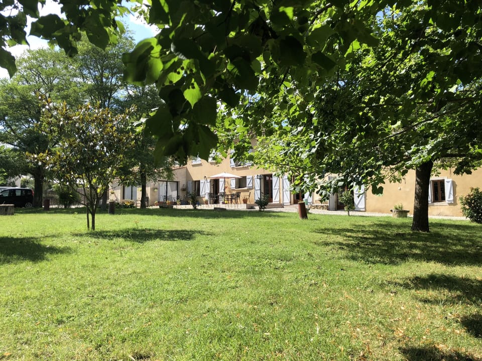 The main house from the gardens