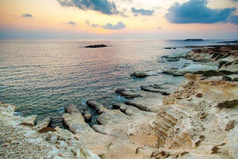 Sea caves.
