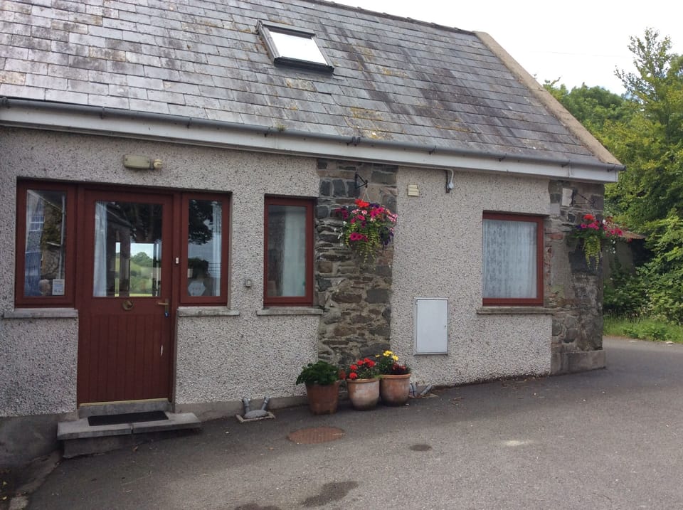 Back door into farm yard