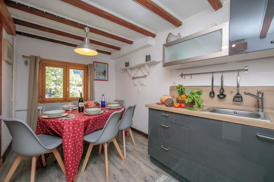 Open plan kitchen