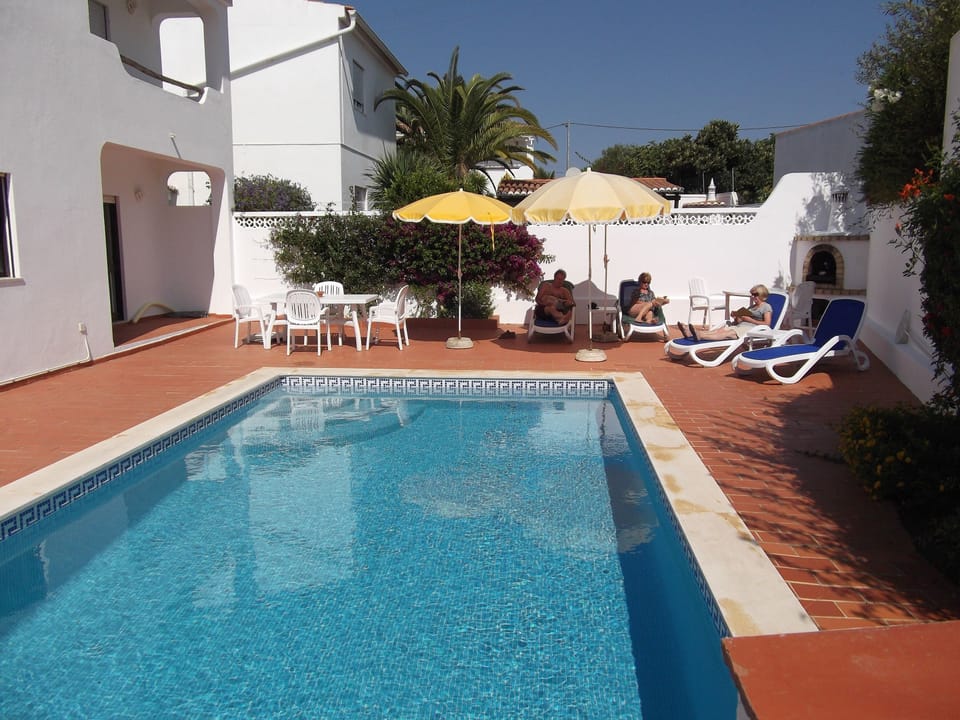 Private pool and outdoor dining area