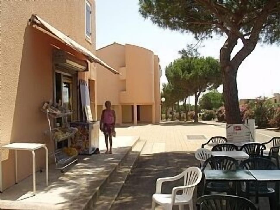 Outside the house