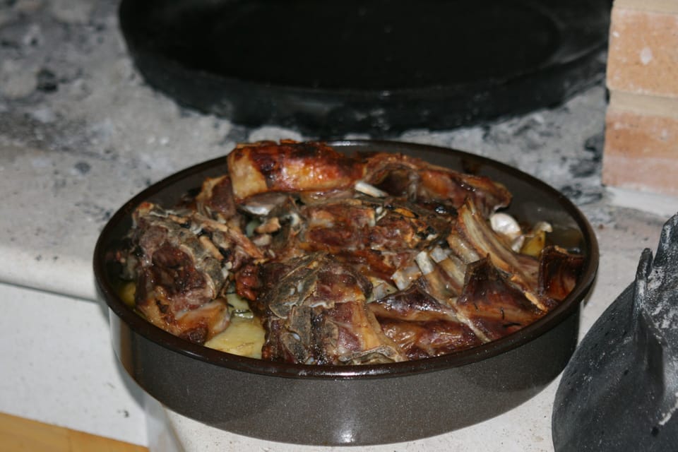Prepare a special dish in a BBQ pot