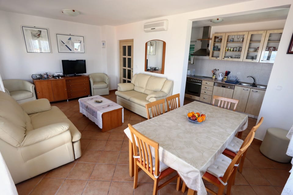 Dining and living upstairs