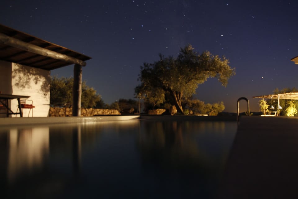 pool at night
