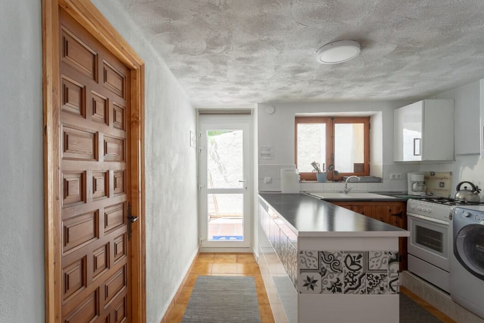 Kitchen and front door