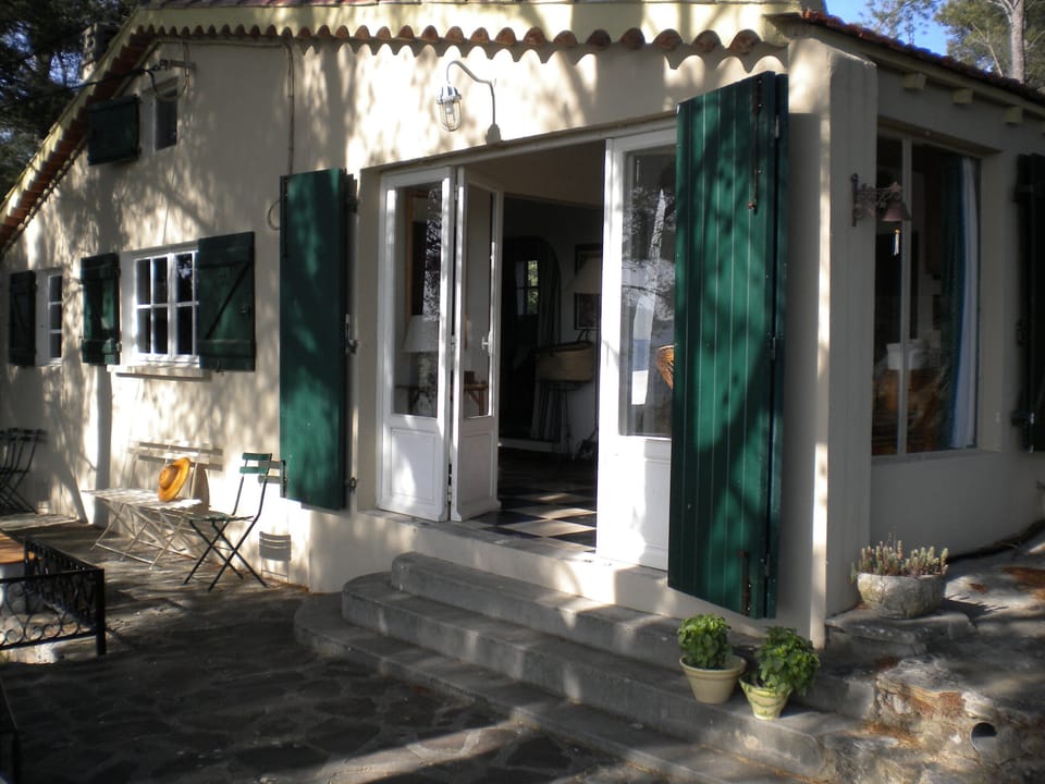 The front of the house